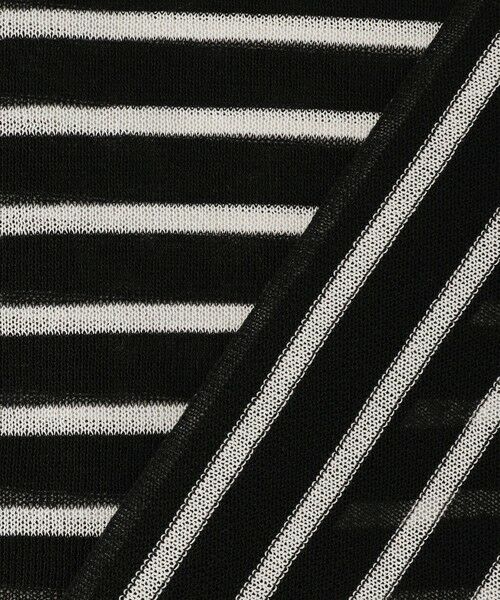 UNFILO / アンフィーロ ニット・セーター | シアーフォルムニット ボーダー | 詳細10