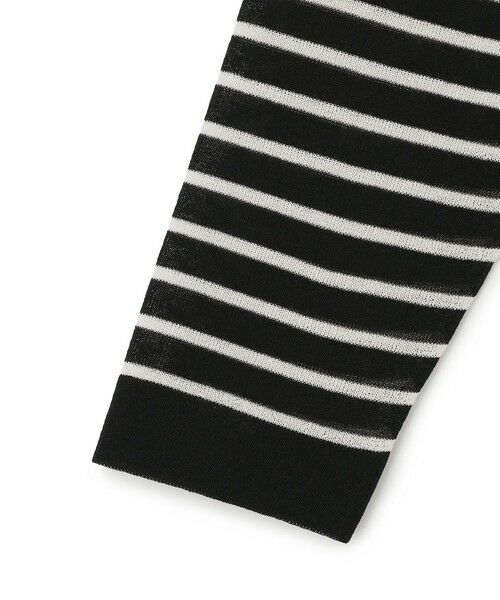 UNFILO / アンフィーロ ニット・セーター | シアーフォルムニット ボーダー | 詳細7