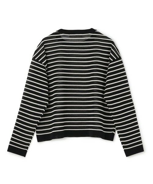 UNFILO / アンフィーロ ニット・セーター | シアーフォルムニット ボーダー | 詳細9