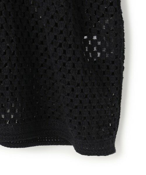 UNFILO / アンフィーロ ニット・セーター | クロシェレースニット ハーフスリーブ プルオーバー | 詳細10