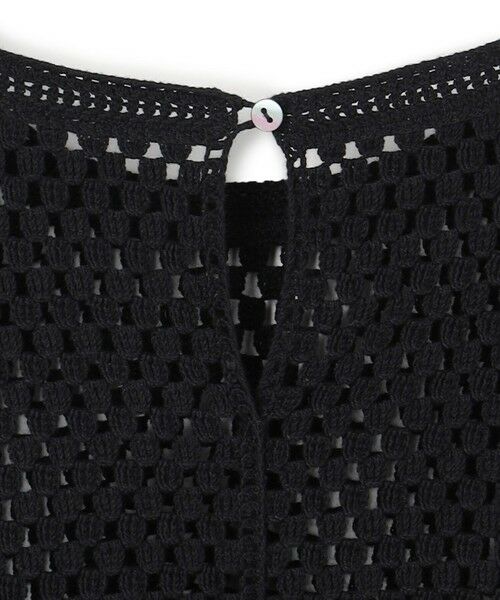 UNFILO / アンフィーロ ニット・セーター | クロシェレースニット ハーフスリーブ プルオーバー | 詳細12