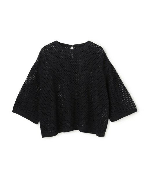 UNFILO / アンフィーロ ニット・セーター | クロシェレースニット ハーフスリーブ プルオーバー | 詳細7