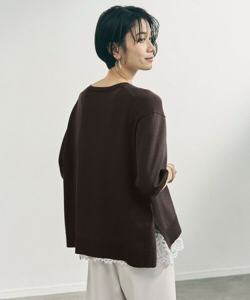 UNFILO / アンフィーロ ニット・セーター | スゴ機能美ニット ハーフスリーブ | 詳細2