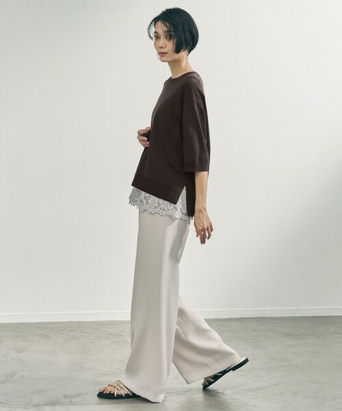 UNFILO / アンフィーロ ニット・セーター | スゴ機能美ニット ハーフスリーブ | 詳細4