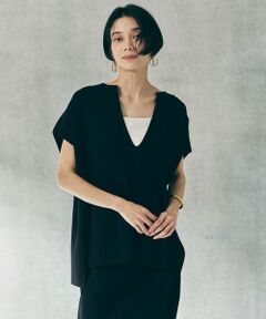 UNFILO / アンフィーロ ニット・セーター | 【WEB限定カラー】スゴ機能美ニット キーネック ジレ