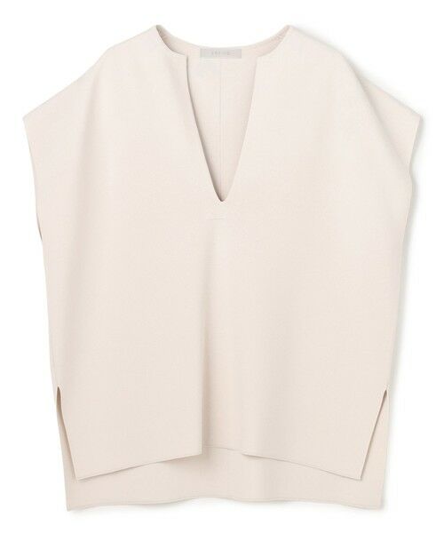 UNFILO / アンフィーロ ニット・セーター | 【WEB限定カラー】スゴ機能美ニット キーネック ジレ（グレージュ）