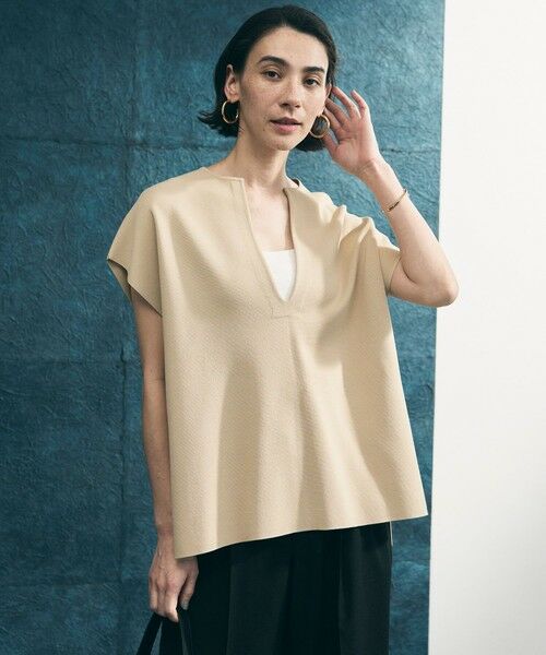 UNFILO / アンフィーロ ニット・セーター | 【WEB限定カラー】スゴ機能美ニット キーネック ジレ | 詳細13