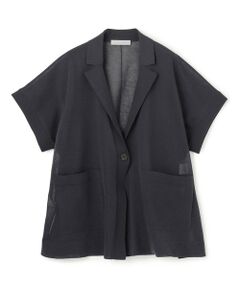 UNFILO / アンフィーロ ベスト | シアーフォルムニット ジャケットジレ