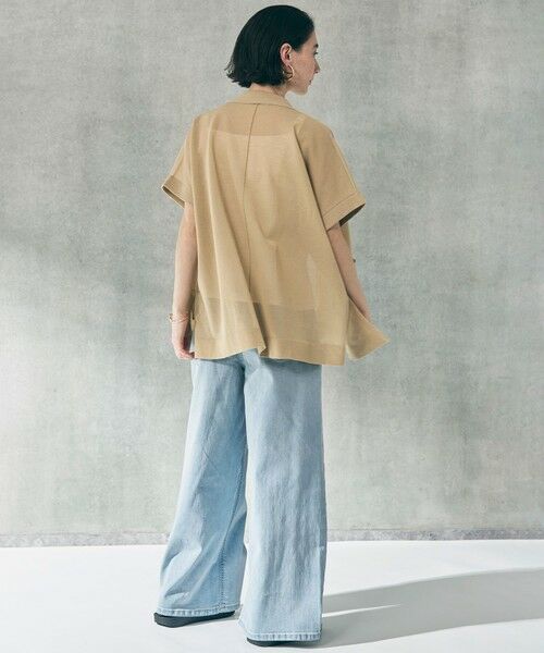 UNFILO / アンフィーロ ベスト | シアーフォルムニット ジャケットジレ | 詳細4