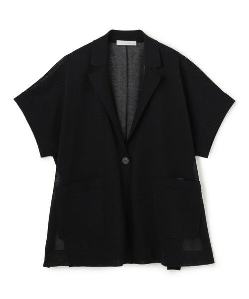 UNFILO / アンフィーロ ベスト | シアーフォルムニット ジャケットジレ | 詳細15