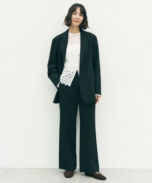 UNFILO / アンフィーロ その他パンツ | 【セットアップ着用可/ウエストゴム】マイビューティ セミフレアパンツ（ブラック）