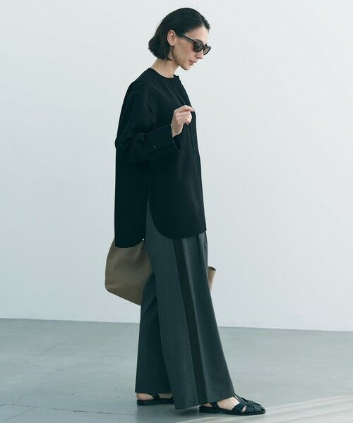 UNFILO / アンフィーロ その他パンツ | 【セットアップ着用可】マイビューティ 側章ワイドパンツ | 詳細1