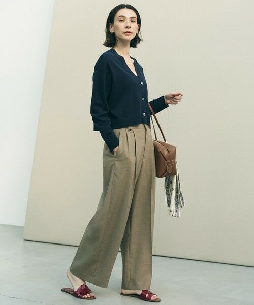 UNFILO / アンフィーロ その他パンツ | 【セットアップ着用可】TENNEN TOUCH タックワイドパンツ | 詳細12