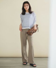UNFILO / アンフィーロ その他パンツ | 【セットアップ着用可/ウエストゴム】TENNEN TOUCH セミフレア パンツ