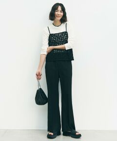 UNFILO / アンフィーロ その他パンツ | 【セットアップ着用可/ウエストゴム】TENNEN TOUCH セミフレア パンツ