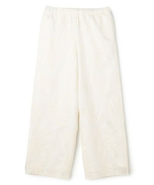 UNFILO / アンフィーロ その他パンツ | 【ウエストゴム】ボタニカル エンブロイダリー パンツ | 詳細10