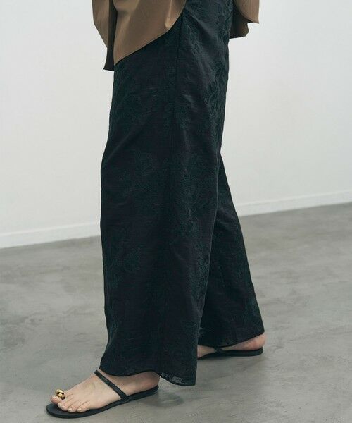 UNFILO / アンフィーロ その他パンツ | 【ウエストゴム】ボタニカル エンブロイダリー パンツ | 詳細16