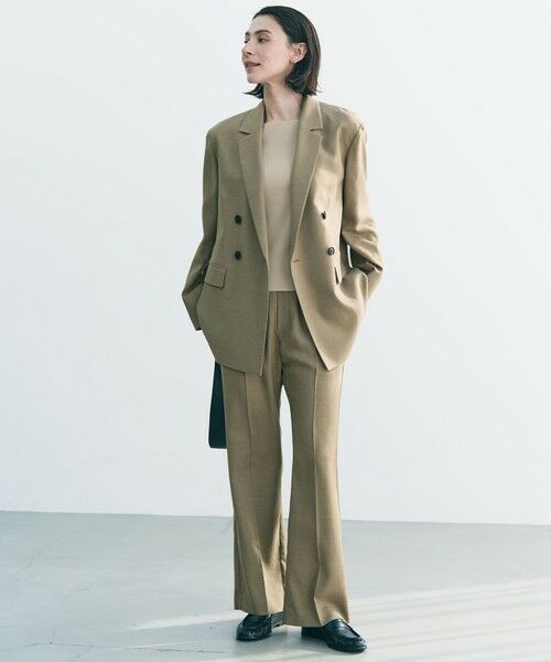 UNFILO / アンフィーロ その他パンツ | 【セットアップ着用可/ウエストゴム】TENNEN TOUCH セミフレア パンツ | 詳細2