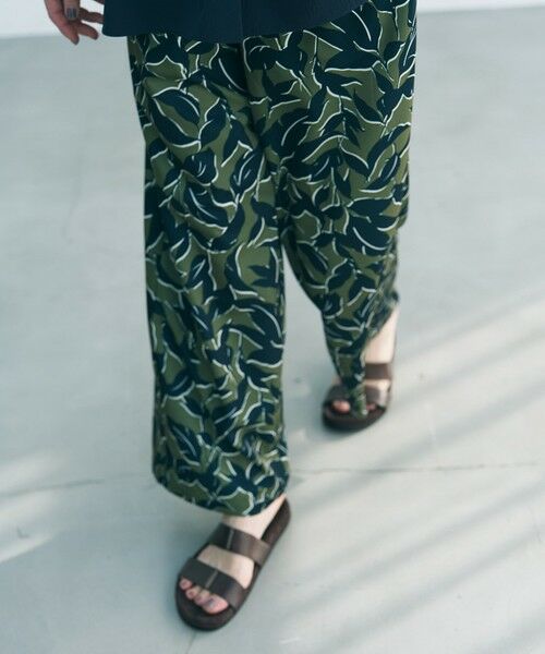UNFILO / アンフィーロ その他パンツ | 【ウエストゴム】プリント イージーパンツ | 詳細5