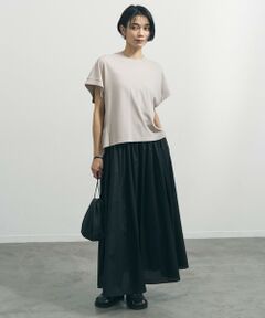 UNFILO / アンフィーロ ミニ・ひざ丈スカート | コットンローン ボリュームスカート