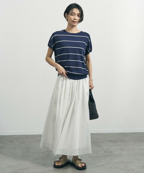 UNFILO / アンフィーロ ミニ・ひざ丈スカート | コットンローン ボリュームスカート | 詳細4
