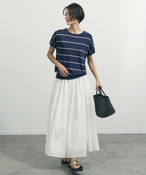 UNFILO / アンフィーロ ミニ・ひざ丈スカート | コットンローン ボリュームスカート | 詳細5