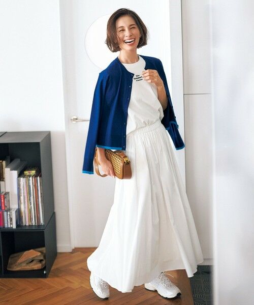 UNFILO / アンフィーロ ミニ・ひざ丈スカート | コットンローン ボリュームスカート | 詳細1