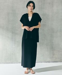 UNFILO / アンフィーロ ミニ・ひざ丈スカート | 【WEB限定カラー】スゴ機能美ニット Iラインスカート