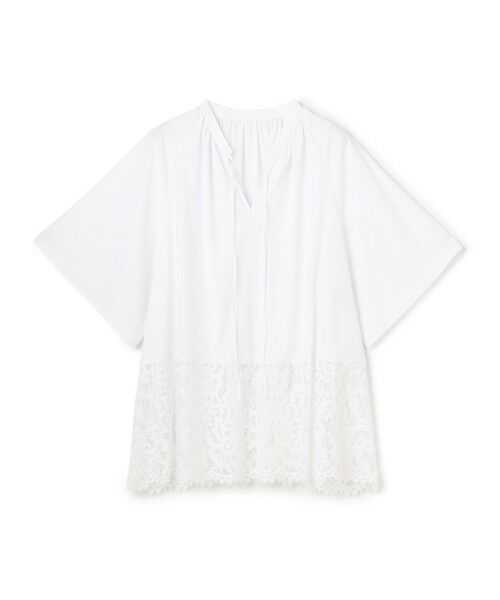 UNFILO / アンフィーロ シャツ・ブラウス | レースヘム ギャザーブラウス | 詳細4