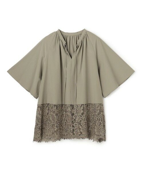 UNFILO / アンフィーロ シャツ・ブラウス | レースヘム ギャザーブラウス | 詳細7