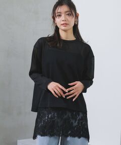 UNFILO / アンフィーロ キャミソール・チューブトップ | レースヘム キャミソール