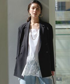 UNFILO / アンフィーロ キャミソール・チューブトップ | レースヘム キャミソール