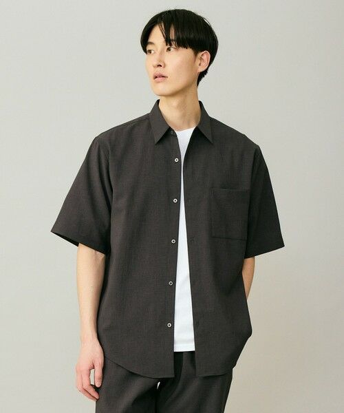 UNFILO / アンフィーロ シャツ・ブラウス | BREEZEMOVE 機能美シャツ（チャコール）