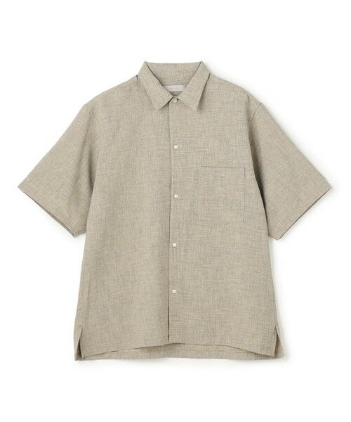 UNFILO / アンフィーロ シャツ・ブラウス | リネンライク シャツ（グレー）