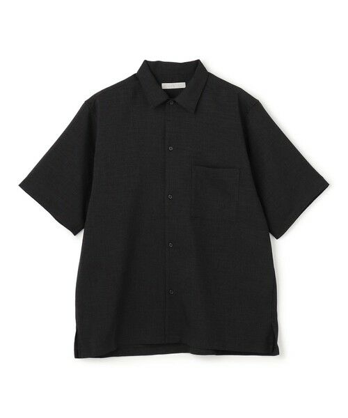 UNFILO / アンフィーロ シャツ・ブラウス | リネンライク シャツ（ブラック）