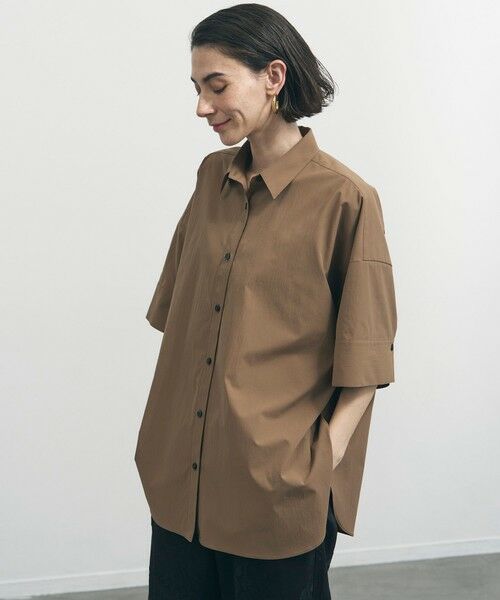 UNFILO / アンフィーロ シャツ・ブラウス | コンフォートシャツ（ブラウン）