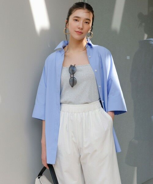 UNFILO / アンフィーロ シャツ・ブラウス | コンフォートシャツ（ライトブルー）