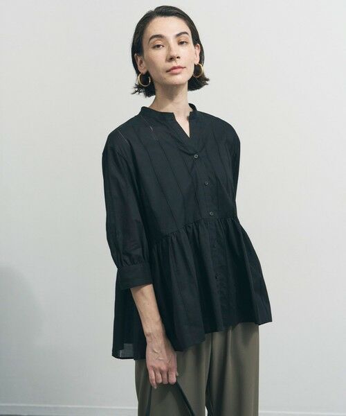 UNFILO / アンフィーロ シャツ・ブラウス | ペプラム ギャザーブラウス | 詳細10