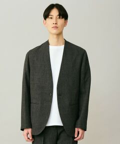 UNFILO / アンフィーロ ノーカラージャケット | ウーリーノ ノーカラージャケット