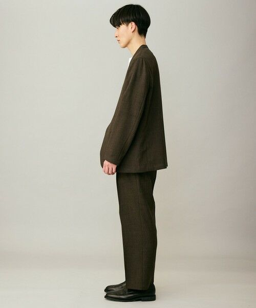 UNFILO / アンフィーロ ノーカラージャケット | ウーリーノ ノーカラージャケット | 詳細2