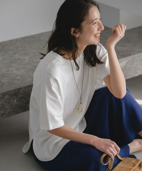 UNFILO / アンフィーロ カットソー | BEAUTY FORM-T cotton フォルムTシャツ（オフ）