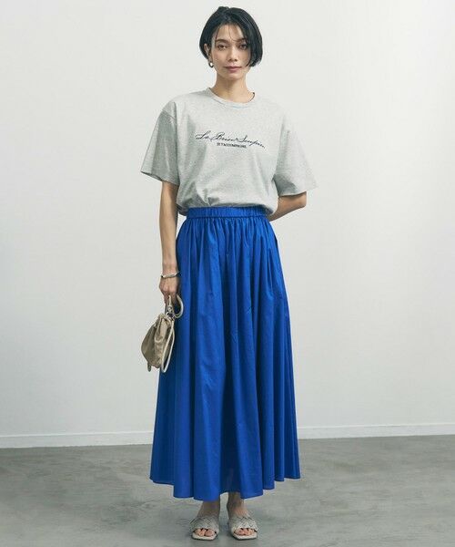 UNFILO / アンフィーロ カットソー | BEAUTY FORM-T cotton ロゴ ハーフスリーブ Tシャツ | 詳細9