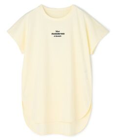 UNFILO / アンフィーロ カットソー | BEAUTY FORM-T cotton ロゴ フレンチスリーブ Tシャツ