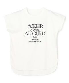 UNFILO / アンフィーロ カットソー | 【新色追加】BEAUTY FORM-T cotton ロゴ フレンチスリーブ Tシャツ