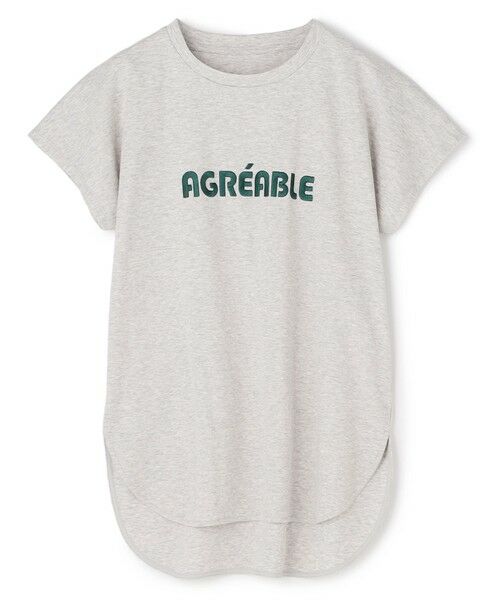 UNFILO / アンフィーロ カットソー | BEAUTY FORM-T cotton ロゴ フレンチスリーブ Tシャツ | 詳細12