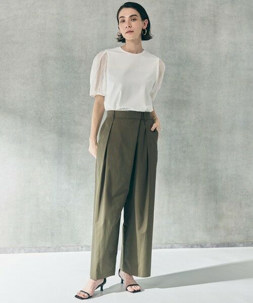 UNFILO / アンフィーロ カットソー | BEAUTY FORM-T タックスリーブ Tシャツ | 詳細3