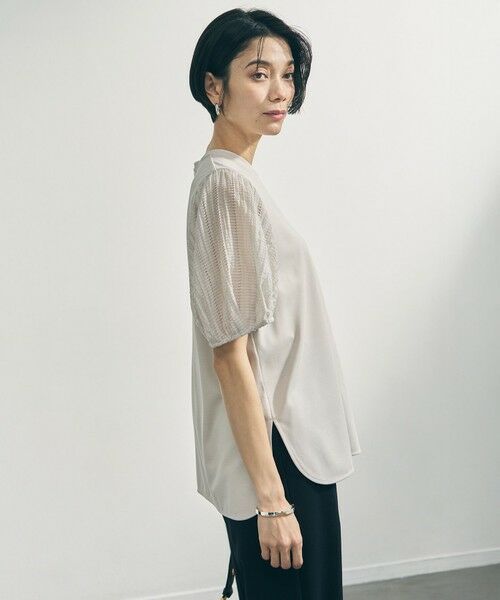 UNFILO / アンフィーロ カットソー | BEAUTY FORM-T タックスリーブ Tシャツ | 詳細5