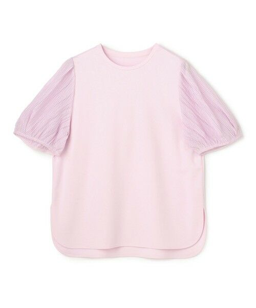 UNFILO / アンフィーロ カットソー | BEAUTY FORM-T タックスリーブ Tシャツ（ピンク）