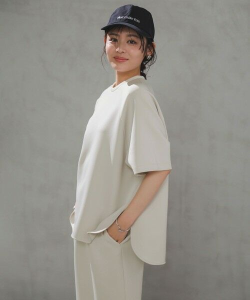 UNFILO / アンフィーロ スウェット | BEAUTY FORM JERSEY light バックZIP プルオーバー | 詳細5