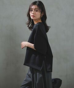 UNFILO / アンフィーロ スウェット | BEAUTY FORM JERSEY light サイドZIP プルオーバー